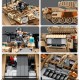 Конструктор Panlos brick - Танк США М1А2 Абрамс. Вік 6+. Лего, Lego