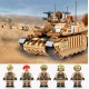 Конструктор Panlos brick - Британской танк Челленджер 2 (Challenger II). Вік 6+. Лего, Lego
