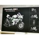 Конструктор SG Blocks - Мотоцикл Kawasaki H2R Ninja (сірий), 14+ років. Лего, Lego