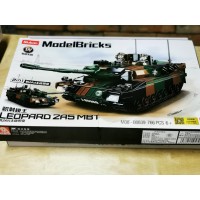 Конструктор SLUBAN Model Bricks Основний бойовий танк Леопард 2A5, вік 6+  Лего, Lego