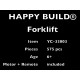 Конструктор Happy Build Вилковий навантажувач з д/к. Вік 6+, Лего, Lego