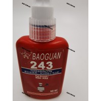 Фіксатор різьби синій середньої міцністі Baoguan 243, 50 ml