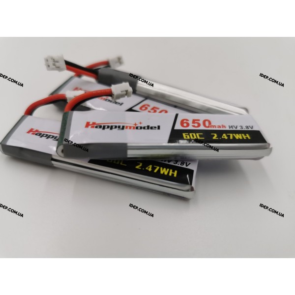 Аккумулятор Happymodel 650 мАч-60C-2.47WH