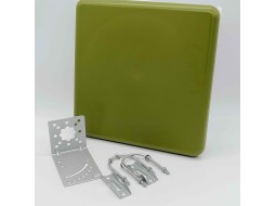 Антена зелена HyperLink HG2458-13HDP-4NF, 2.4/5.8 GHz, 4-елементна MIMO, Dual Polarized