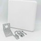 Антена біла HyperLink HG2458-13HDP-4NF 2.4/5.8 GHz, 13 dBi, 4×4 MIMO, Dual Polarized
