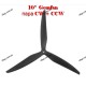 Пропелери 10"  Gemfan Cinelifter Glass Fiber Nylon 1050 3 лопаті, пара (CW+CCW)