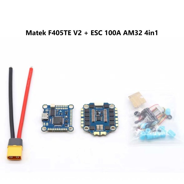 Польотний стек Matek F405TE V2 + ESC 8S 100A AM32 4in1