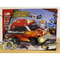 Конструктор - LW Building Blocks - червоне авто з Minecraft. Вік від 6 до 14, Лего, Lego