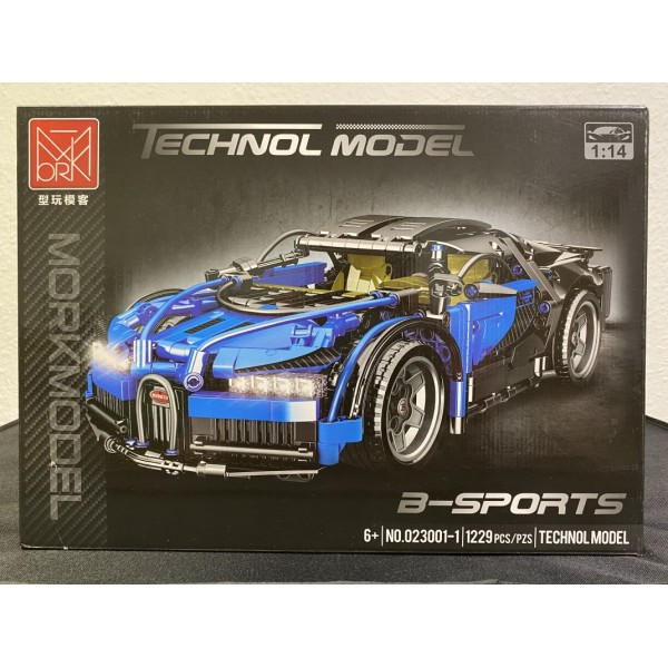 Конструктор Mork Bugatti Chiron. Вік 6+, Лего, Lego