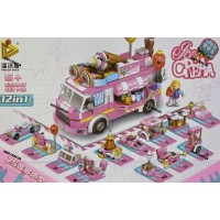 Конструктор Panlos brick - Машина з морозивом 12 в 1. Вік 6+. Лего, Lego