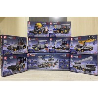 Конструктор Sembo Block - City Life - Сніговий порятунок, аварійно-рятувальна група. Вік 6+. Лего, Lego