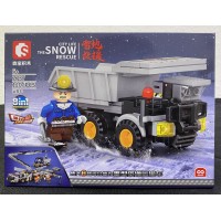 Конструктор Sembo Block - City Life - Сніговий порятунок, снігова машина. Вік 6+. Лего, Lego
