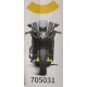 Конструктор SG Blocks - Мотоцикл Suzuki GSX R1000R (чорний). Вік 6+. Лего, Lego