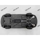 Model from Welly Bentley Continental Supersports, 1:24 scale, чорний, вік 3+
