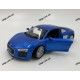 Model from Welly 2016 Audi R8 V10, 1:24 scale, синій, вік 3+