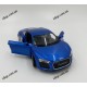 Model from Welly 2016 Audi R8 V10, 1:24 scale, синій, вік 3+