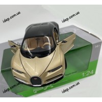 Model from Welly Bugatti Chiron, 1:24 scale, бежевий, вік 14+
