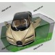 Model from Welly Bugatti Chiron, 1:24 scale, бежевий, вік 14+