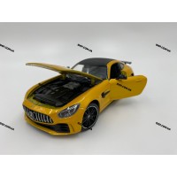 Model from Welly Mercedes-AMG GT R, 1:24 scale, жовтий, вік 3+