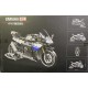 Конструктор Мотоцикл YamahaR1, сірий. Вік 8+. Лего, Lego 