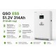 QSO ESS 51.2V 314Ah (17.8 кВт·год) LiFePO4 — акумуляторна система з підігрівом для резервного живлення, з ПДВ
